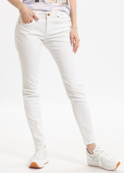 Белые узкие джинсы Versace Jeans Couture, фото